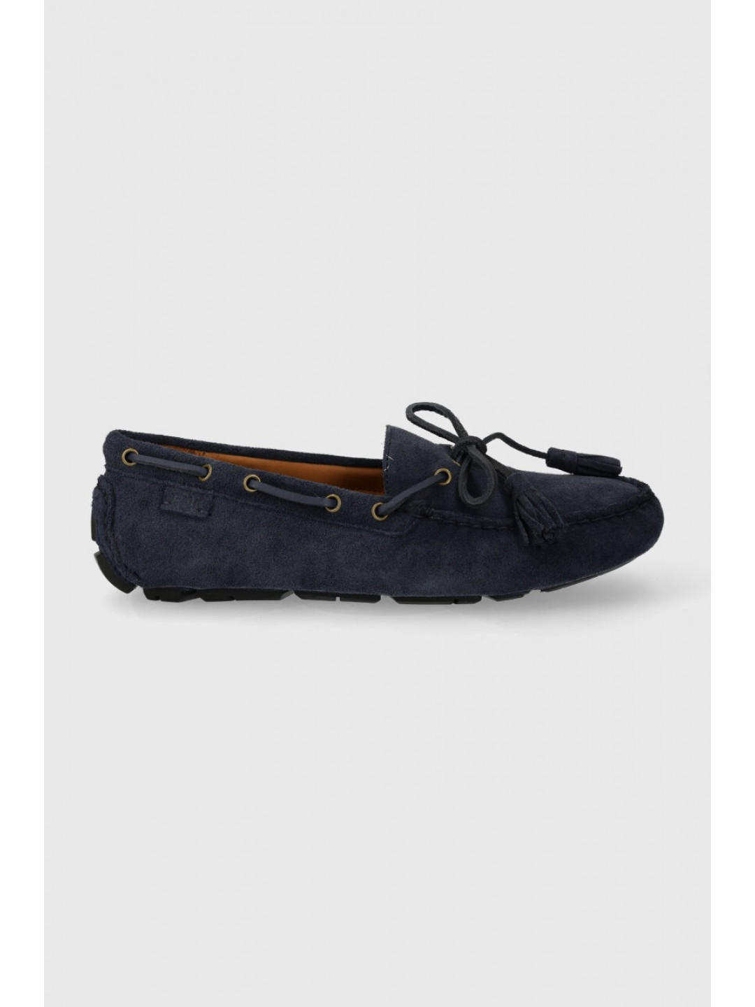 Semišové mokasíny Polo Ralph Lauren Anders Tie pánské tmavomodrá barva 803916580003